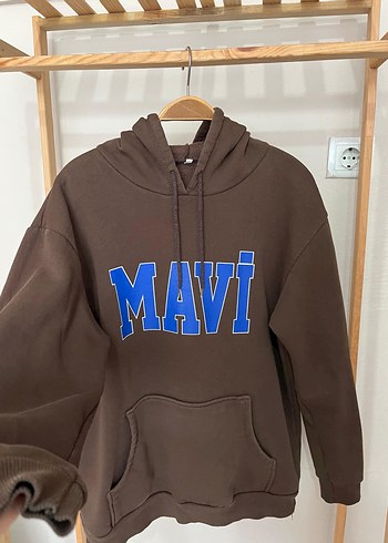 universal Beden Kahverengi Kapüşonlu Kadın Sweatshirt L beden çok az kusurlu