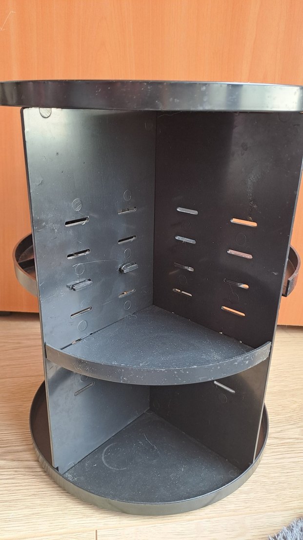 Siyah Döner Makyaj Organizeri - Görsel 4