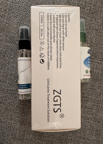 ZGTS Dermaroller Titanyum İğneli Cilt Bakım Seti - Görsel 3