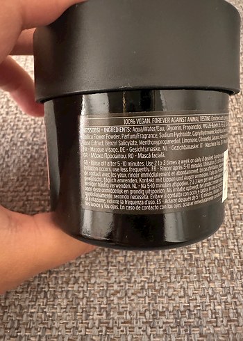 The Body Shop British Rose Canlandırıcı Maske 75 ml - Görsel 2