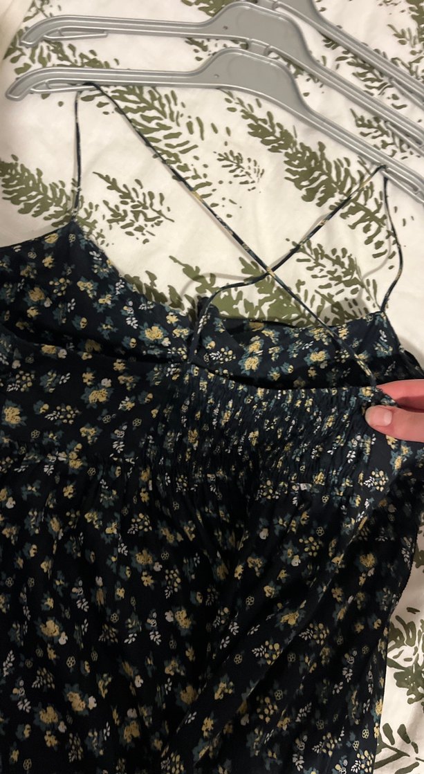 Çiçek Desenli Hamile Elbisesi - Görsel 5