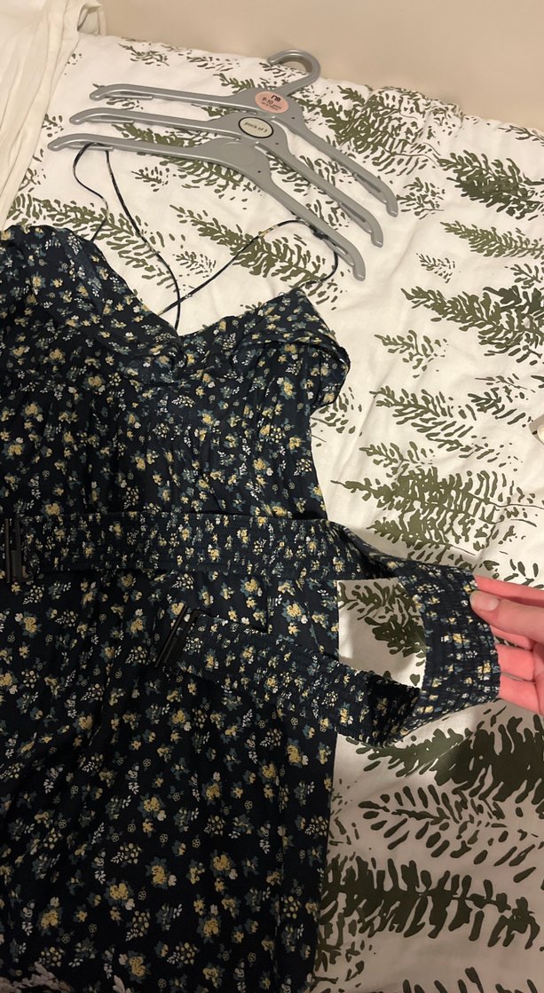 Çiçek Desenli Hamile Elbisesi - Görsel 2