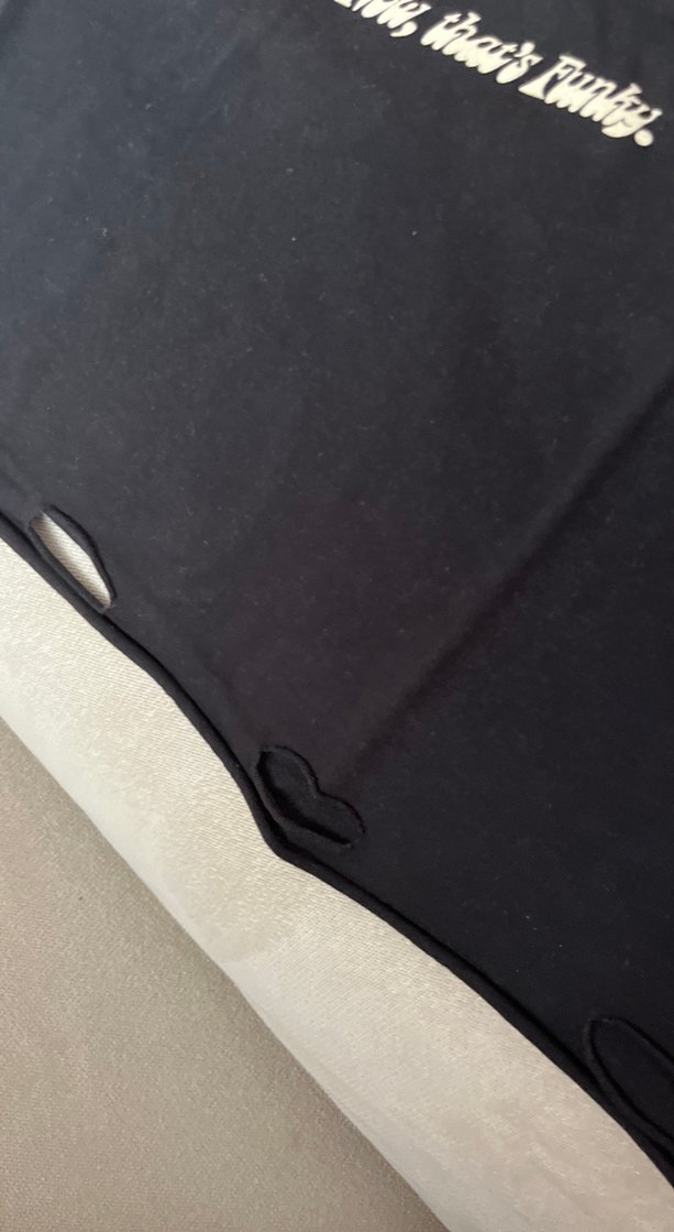 Kız Çocuk Siyah Pamuklu Baskılı Tişört - Görsel 3