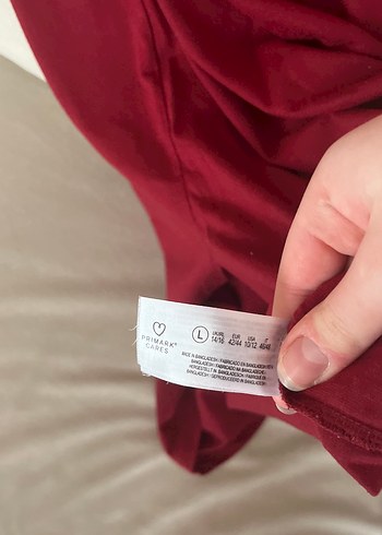 Bordo Baskılı Hamile Tişörtü - Görsel 4