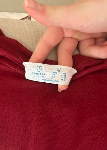 Bordo Baskılı Hamile Tişörtü - Görsel 2