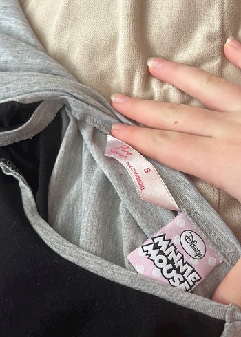 Gri Midi Hamile Elbise, Kısa Kollu, Baskılı - Görsel 3