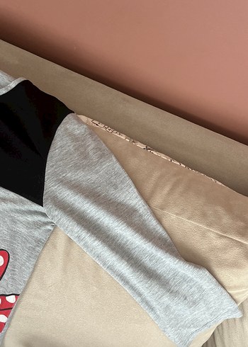 Gri Midi Hamile Elbise, Kısa Kollu, Baskılı - Görsel 2