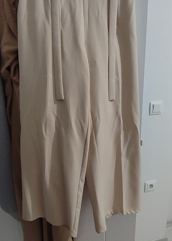 Bel lastikli kumaş Pantolon
