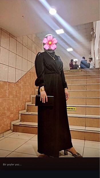 Saten elbise