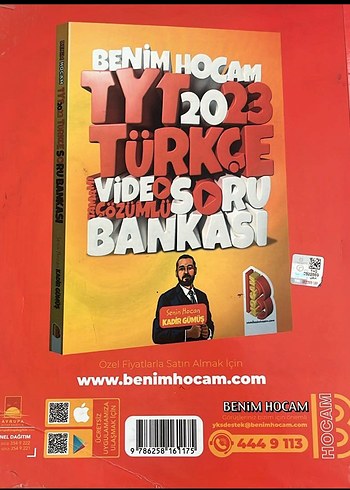 Benim Hocam TYT 2023 Türkçe Video Destekli Kitap