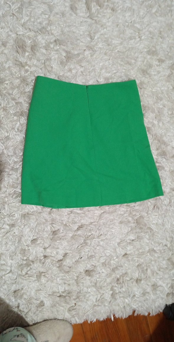 Yeşil Kadın Midi Etek - Görsel 2