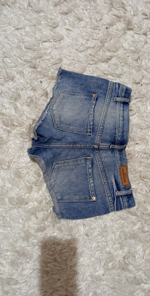 y2k Kadın Mini Kot Şort - Görsel 2