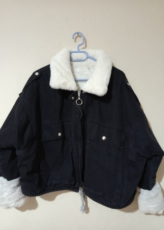 Kürklü mont - Görsel 3