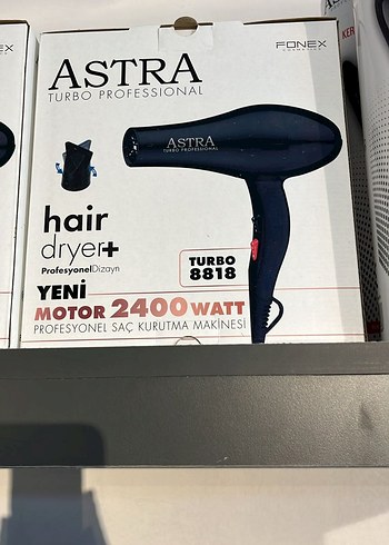 Astra Turbo Professional Saç Kurutma Makinesi 2400W