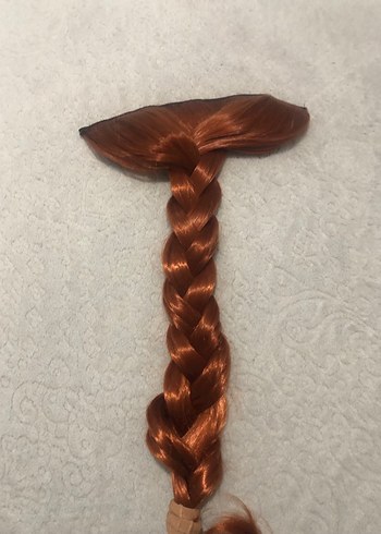 Parlak Bej Fırfırlı Kadın Saç Aksesuarı - Görsel 3