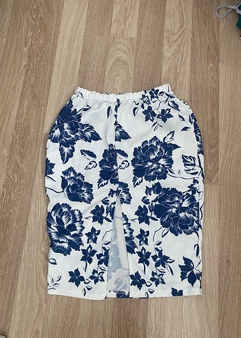 Bohem Desenli Hamile Uzun Etek - Görsel 3