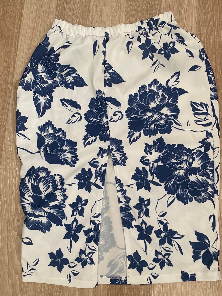 Bohem Desenli Hamile Uzun Etek - Görsel 4