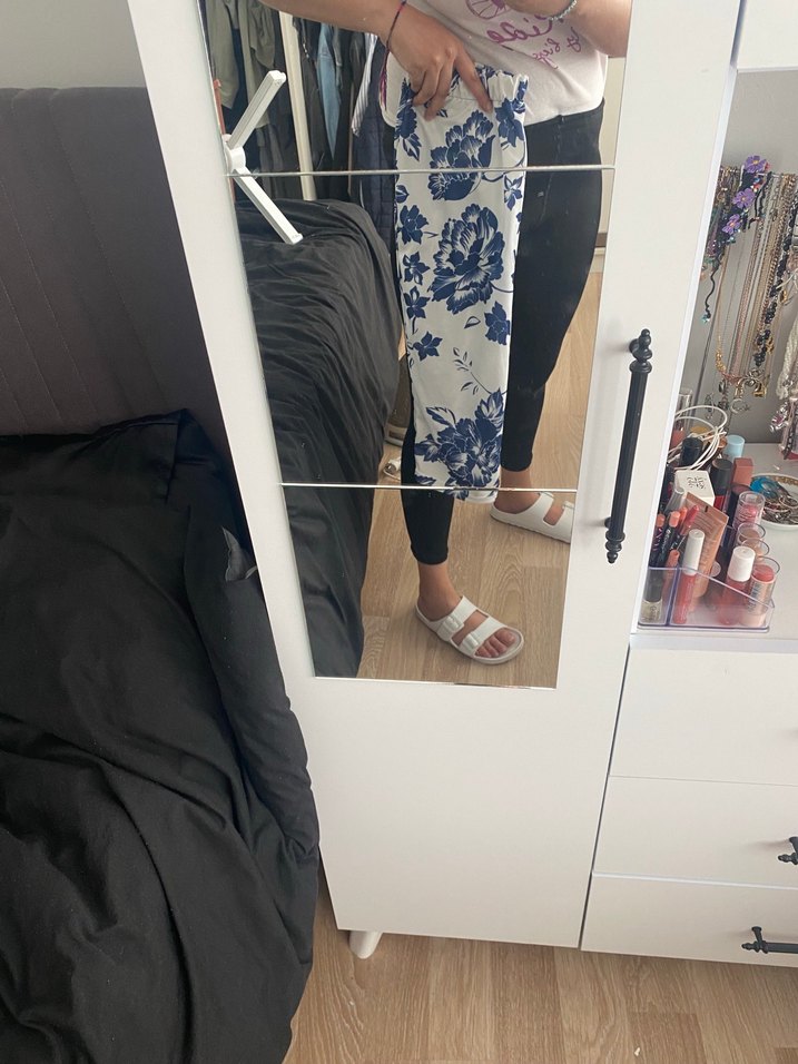 Bohem Desenli Hamile Uzun Etek - Görsel 5