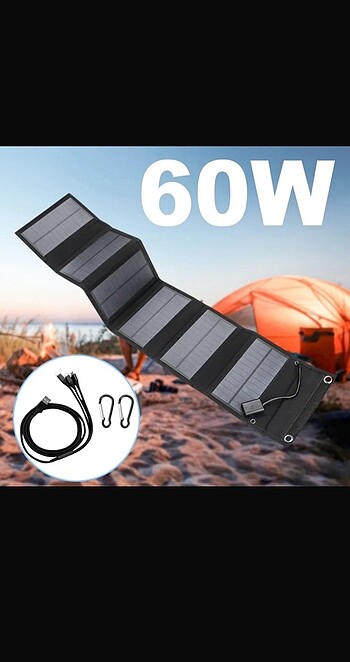 Beden 60W Solar güç kaynağı şarj istasyonu powerbank