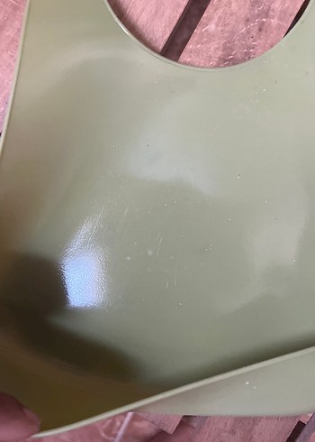 Yeşil Silikon Bebek Önlüğü - Görsel 3