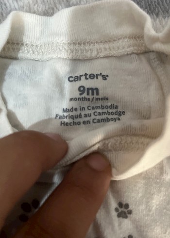 Gri Uzun Kollu Bebek Body Yaka Detaylı - Görsel 5