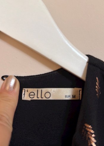 Uzun Kollu Siyah Mini Elbise - Görsel 3