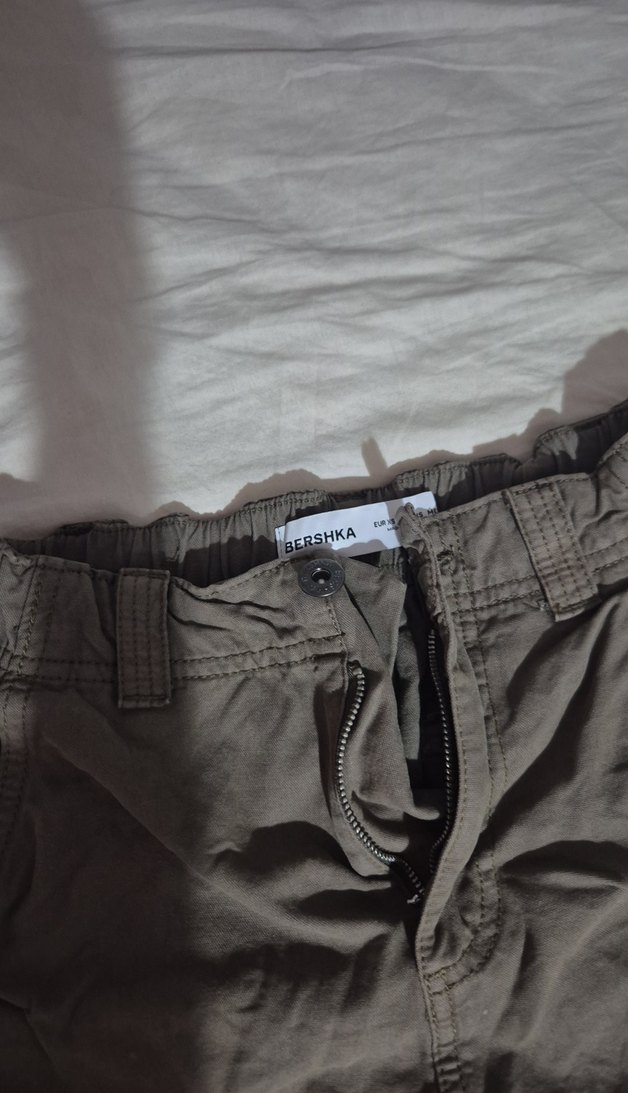 vintage görünümlü şort - Görsel 2