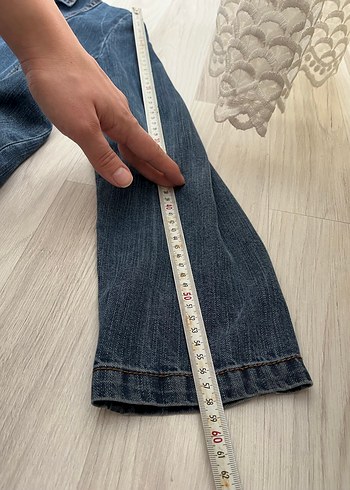 Kadın Lacivert Denim Pardesü - Görsel 6