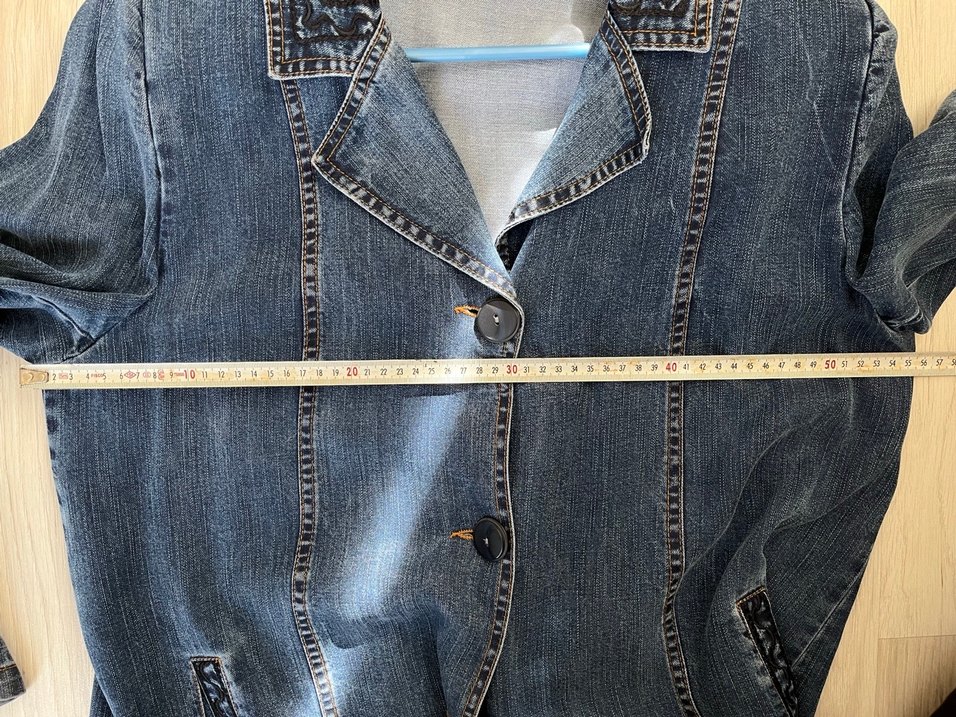 Kadın Lacivert Denim Pardesü - Görsel 5