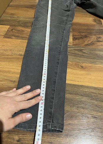 Gri Erkek Denim Pantolon - Görsel 6
