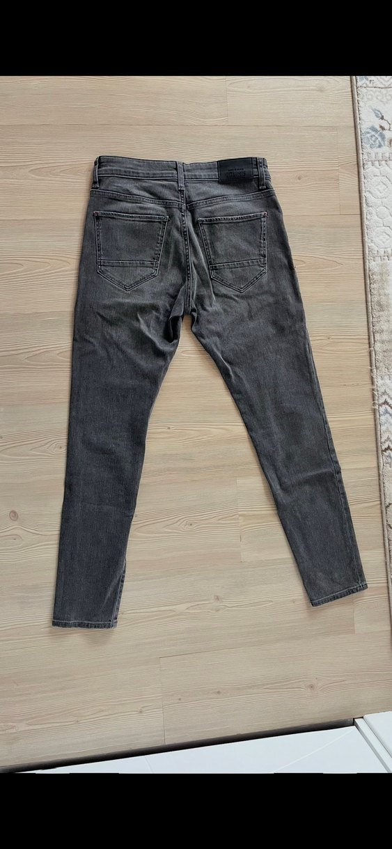 Gri Erkek Denim Pantolon - Görsel 3