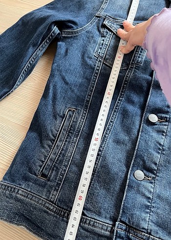 Düğmeli Erkek Jean Ceket - Görsel 6