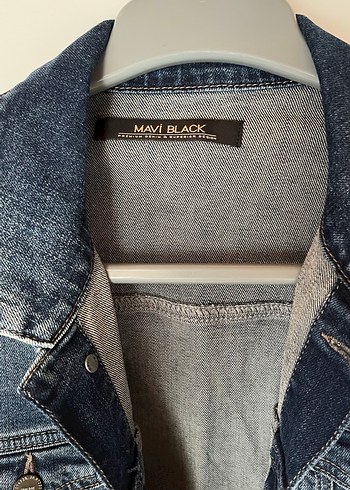 Düğmeli Erkek Jean Ceket - Görsel 2