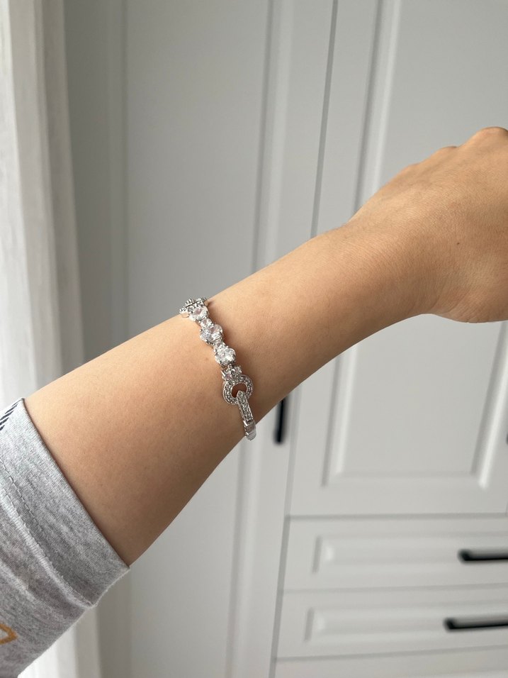 Parlak Beyaz Takı Seti - Görsel 2