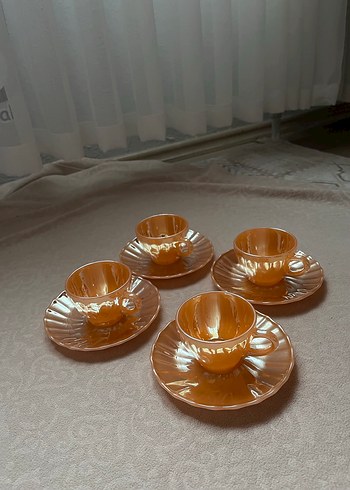 Parlak 4 Kişilik Bohem Fincan ve Tabak Takımı - Görsel 4