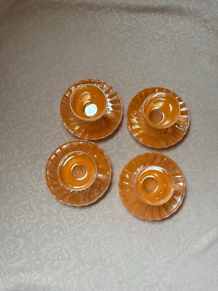 Parlak 4 Kişilik Bohem Fincan ve Tabak Takımı - Görsel 3