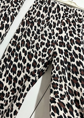 Leopar Desenli Rahat Kadın takım - Görsel 2