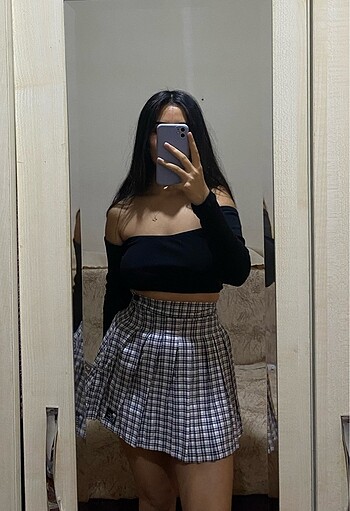 m Beden Bershka etek m beden