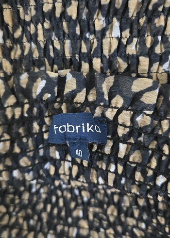 Kahverengi Yılan Desenli Volanlı Mini Etek - Görsel 3