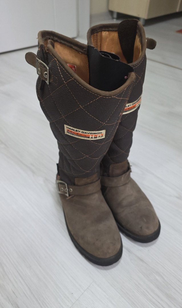 34 numara Kahverengi Tokalı Biker çocuk  Bot - Görsel 4