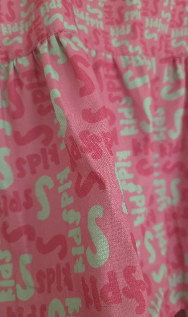 Kız Çocuk Pembe Askılı Fırfırlı Elbise - Görsel 2