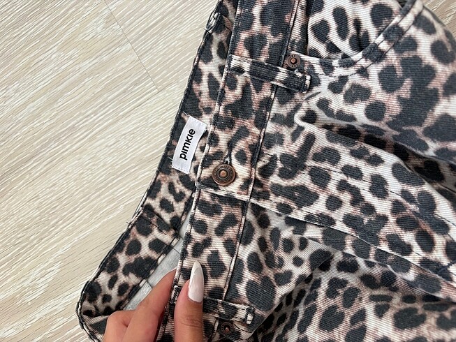 38 Beden çeşitli Renk Leopar jean