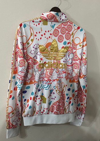 Renkli Desenli Adidas Fermuarlı Ceket - Görsel 2