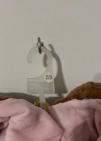 Kız Çocukları Renkli Peluş Sıcak Terlik - Görsel 3