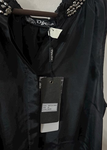 gece elbisesi saten - Görsel 2