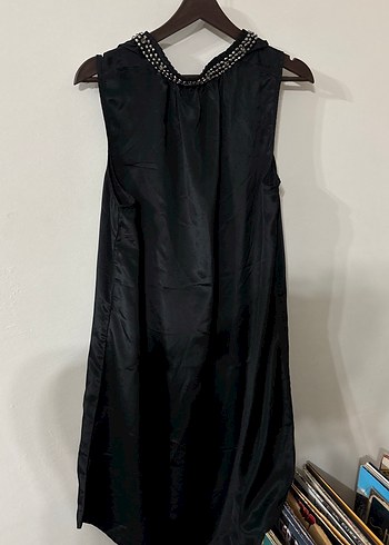 gece elbisesi saten - Görsel 4