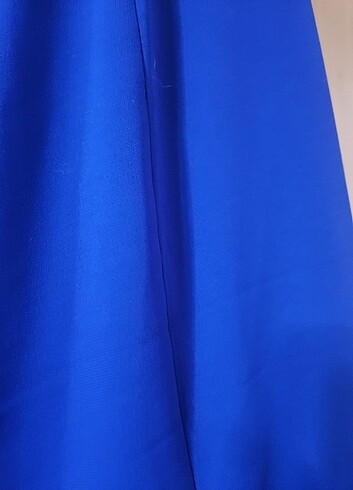 xl Beden mavi Renk Saks mavisi balık elbise