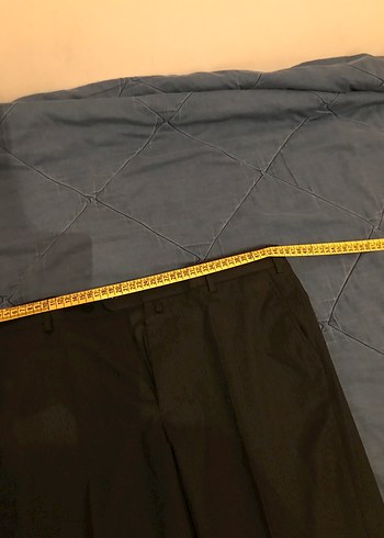 Fabrika çizgili füme takım elbise - Görsel 6