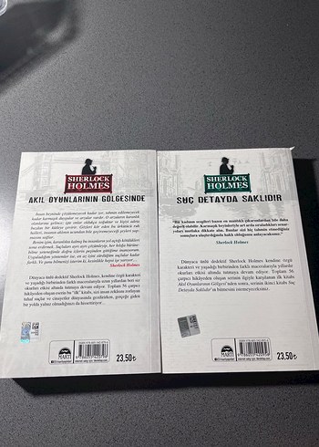 Sherlock Holmes 2'li Suç ve Akıl Kitap Seti