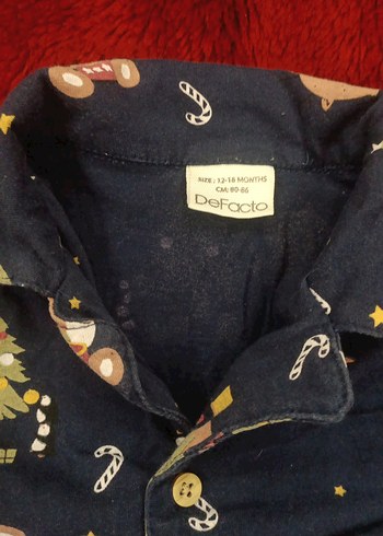 Lacivert Baskılı erkek çocuk pijama Takımı - Görsel 7